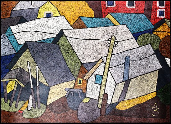 Забиронин Андрей Николаевич. Энкаустика «дома» 